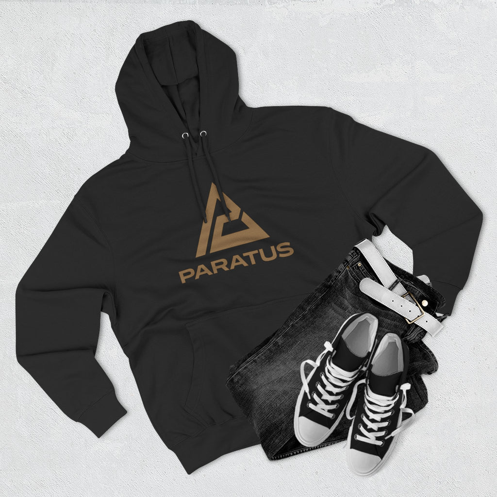 Paratus "Tip of the Spear" Fleece Hoodie — Coyote Brown logo