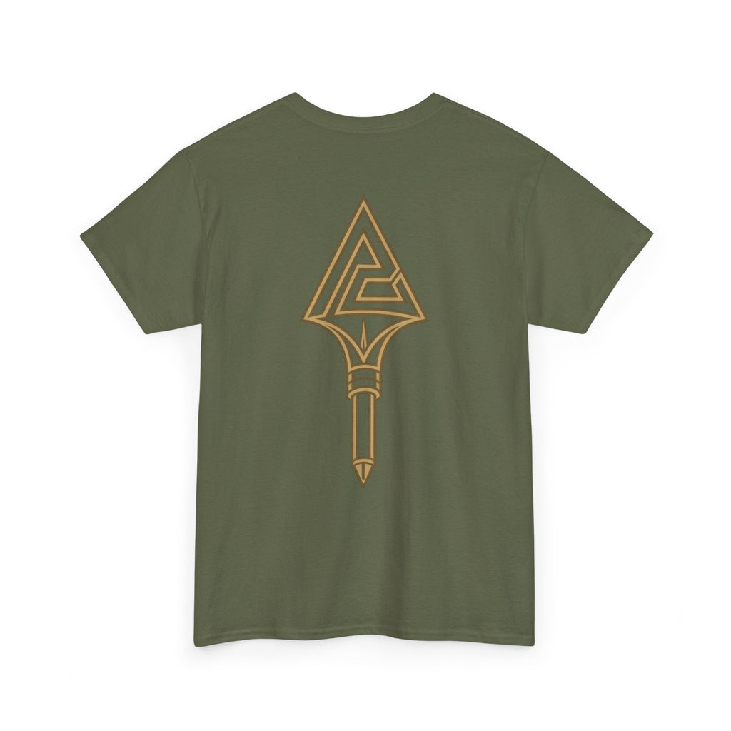 Paratus "Tip of the Spear" Tee — Coyote Brown Logo