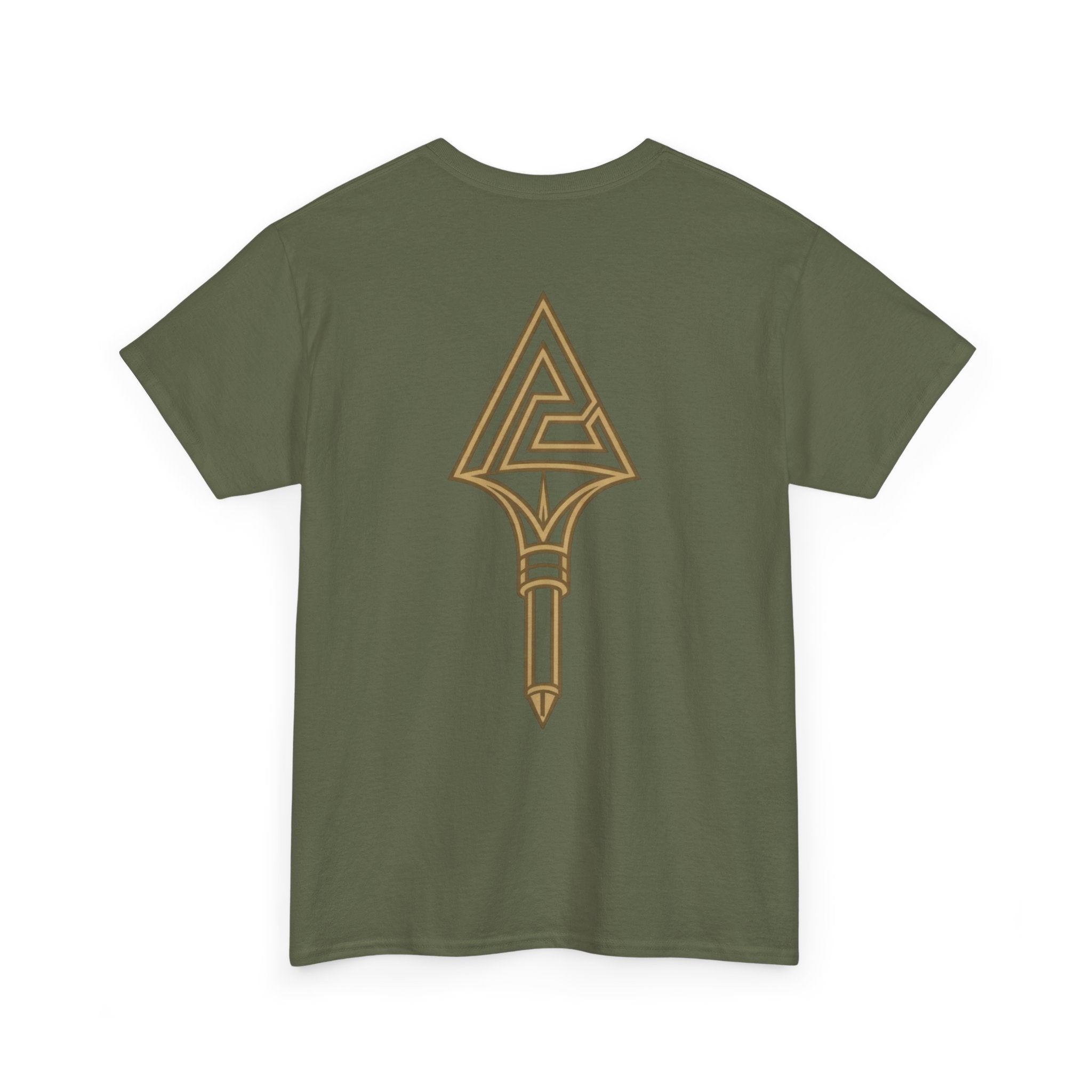 Paratus "Tip of the Spear" Tee — Coyote Brown Logo