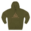 Paratus "Tip of the Spear" Fleece Hoodie — Coyote Brown logo