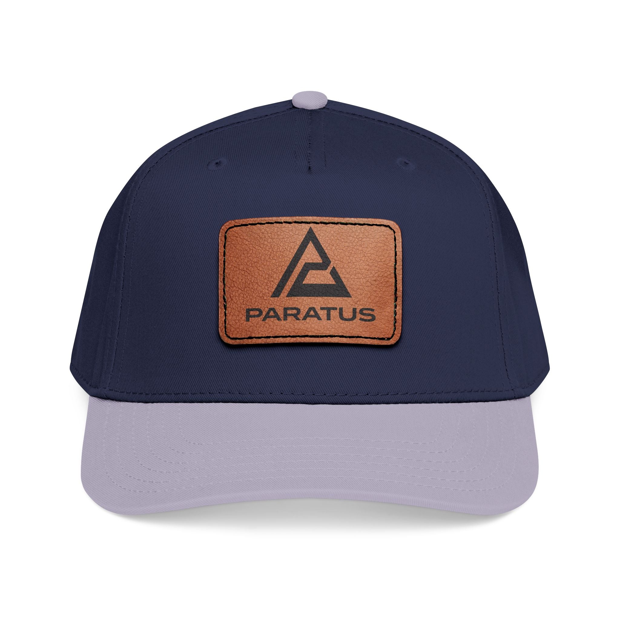 Paratus Leather Patch Cap — Mid-Profile