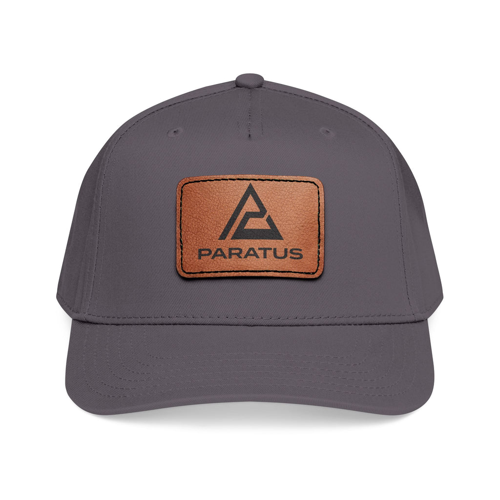 Paratus Leather Patch Cap — Mid-Profile