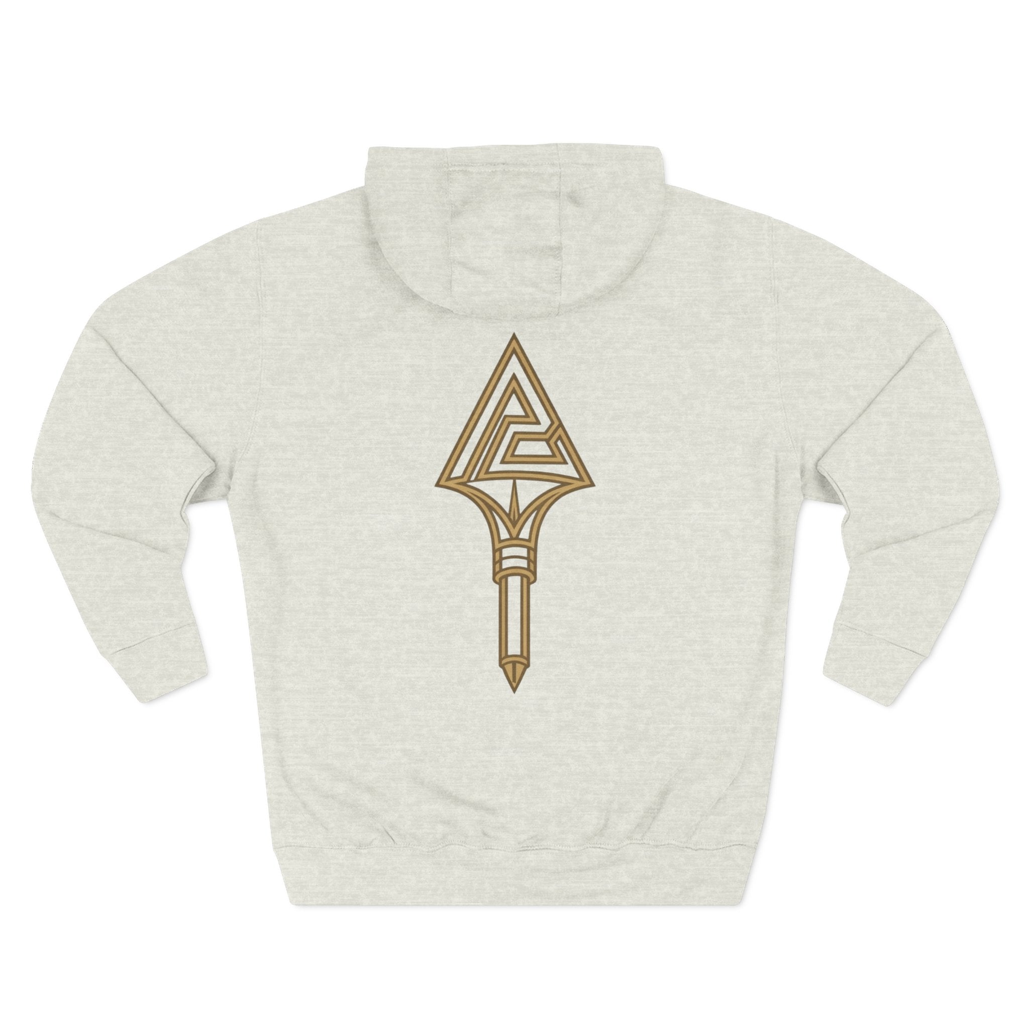 Paratus "Tip of the Spear" Fleece Hoodie — Coyote Brown logo