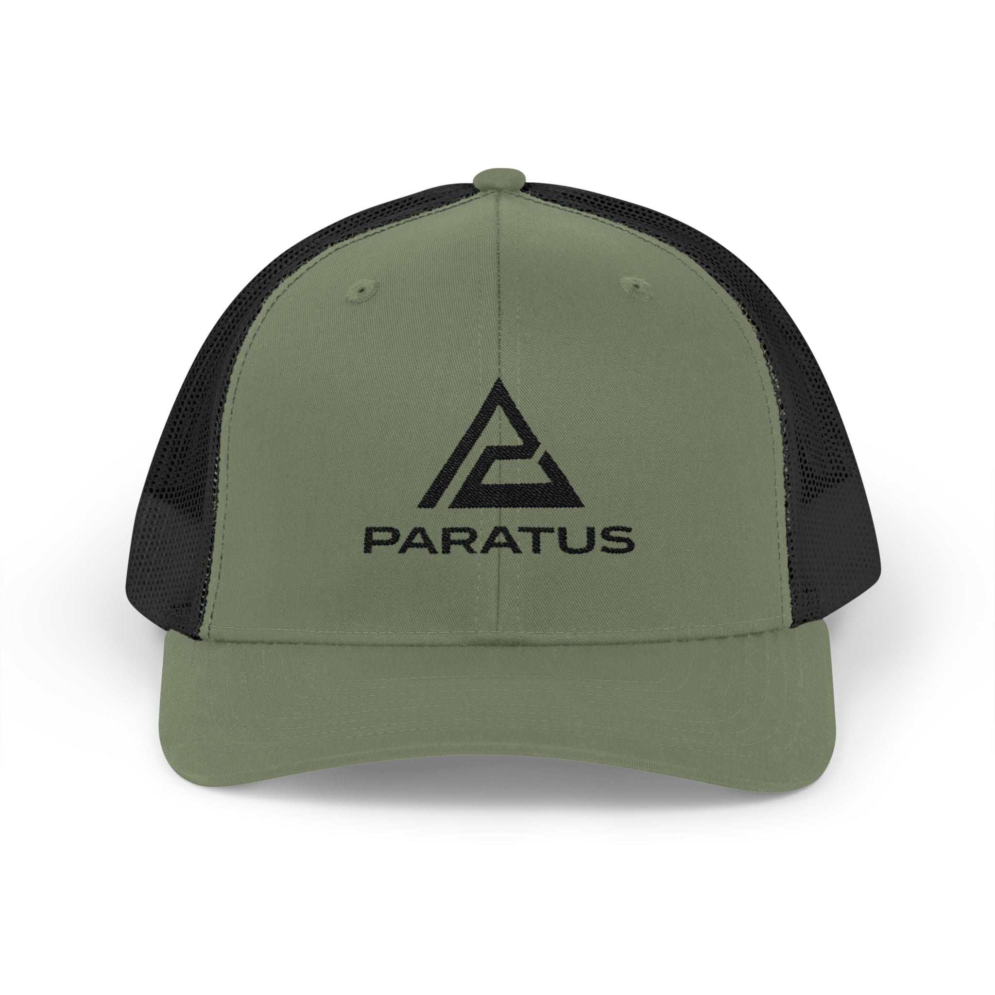 Paratus Logo Trucker Cap — Black Logo