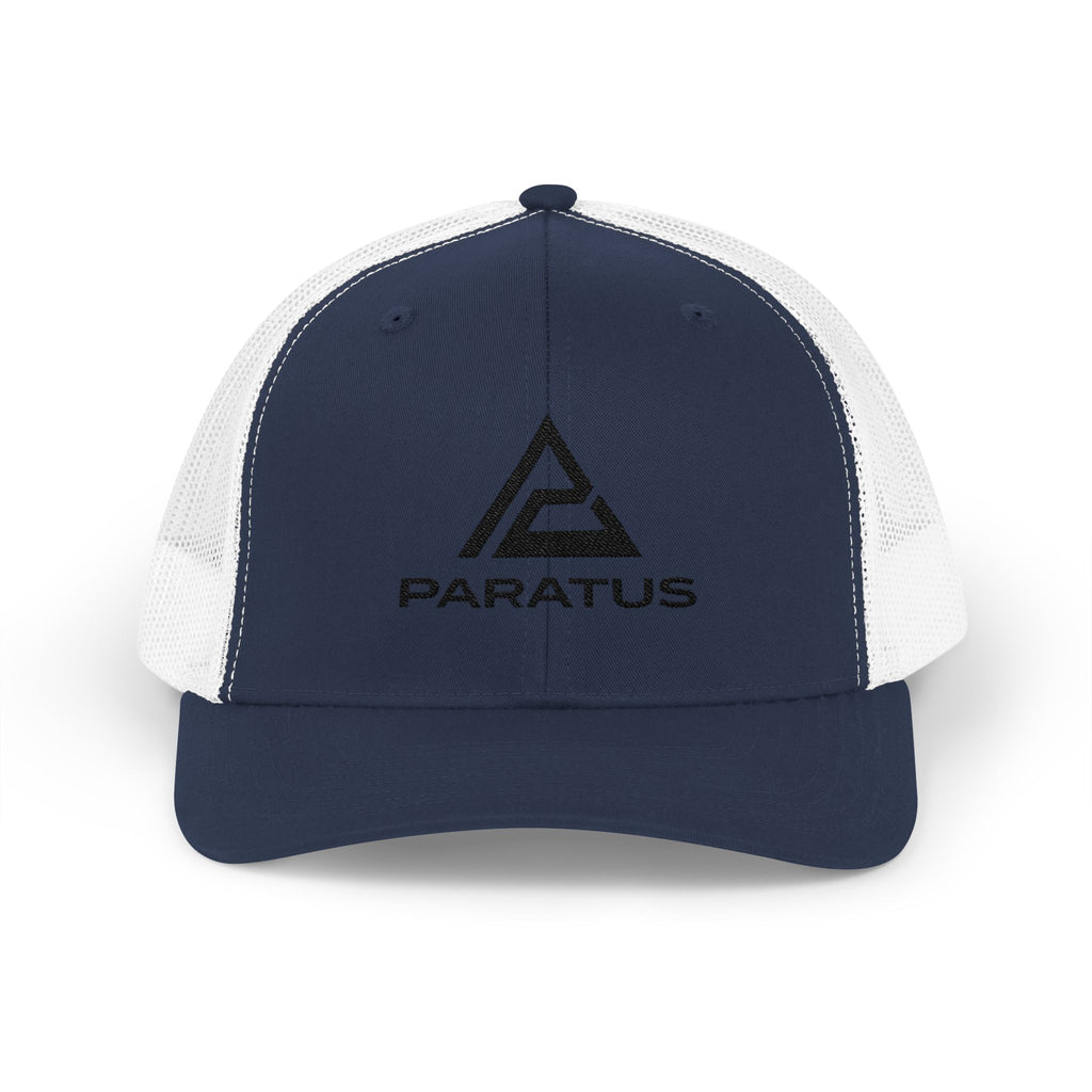Paratus Logo Trucker Cap — Black Logo