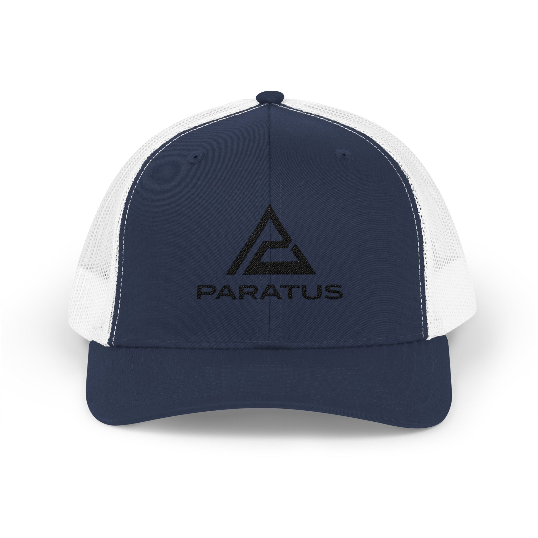 Paratus Logo Trucker Cap — Black Logo