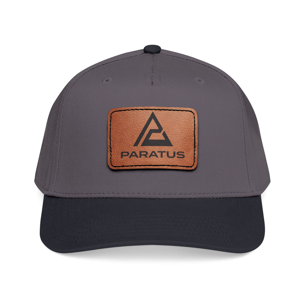 Paratus Leather Patch Cap — Mid-Profile