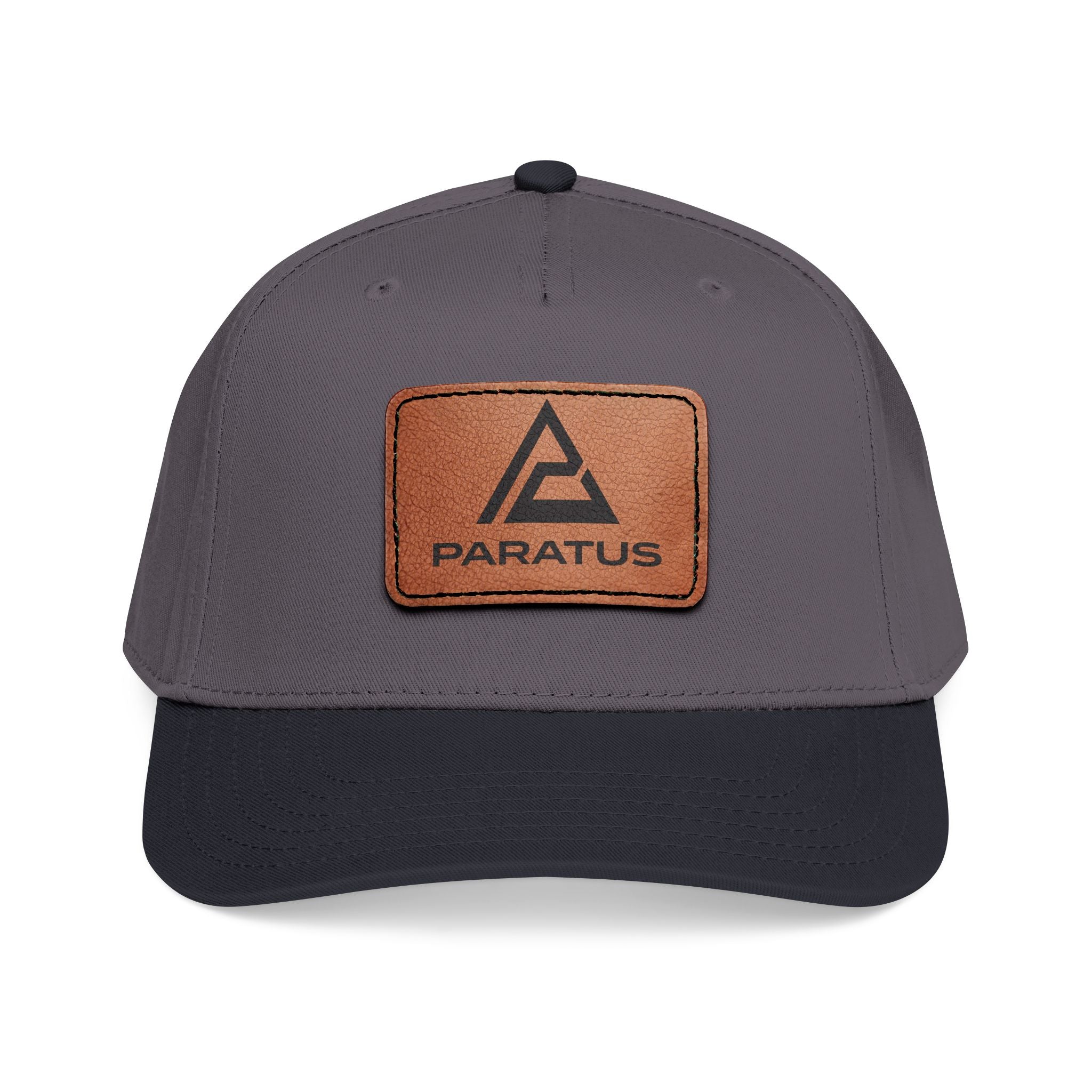 Paratus Leather Patch Cap — Mid-Profile