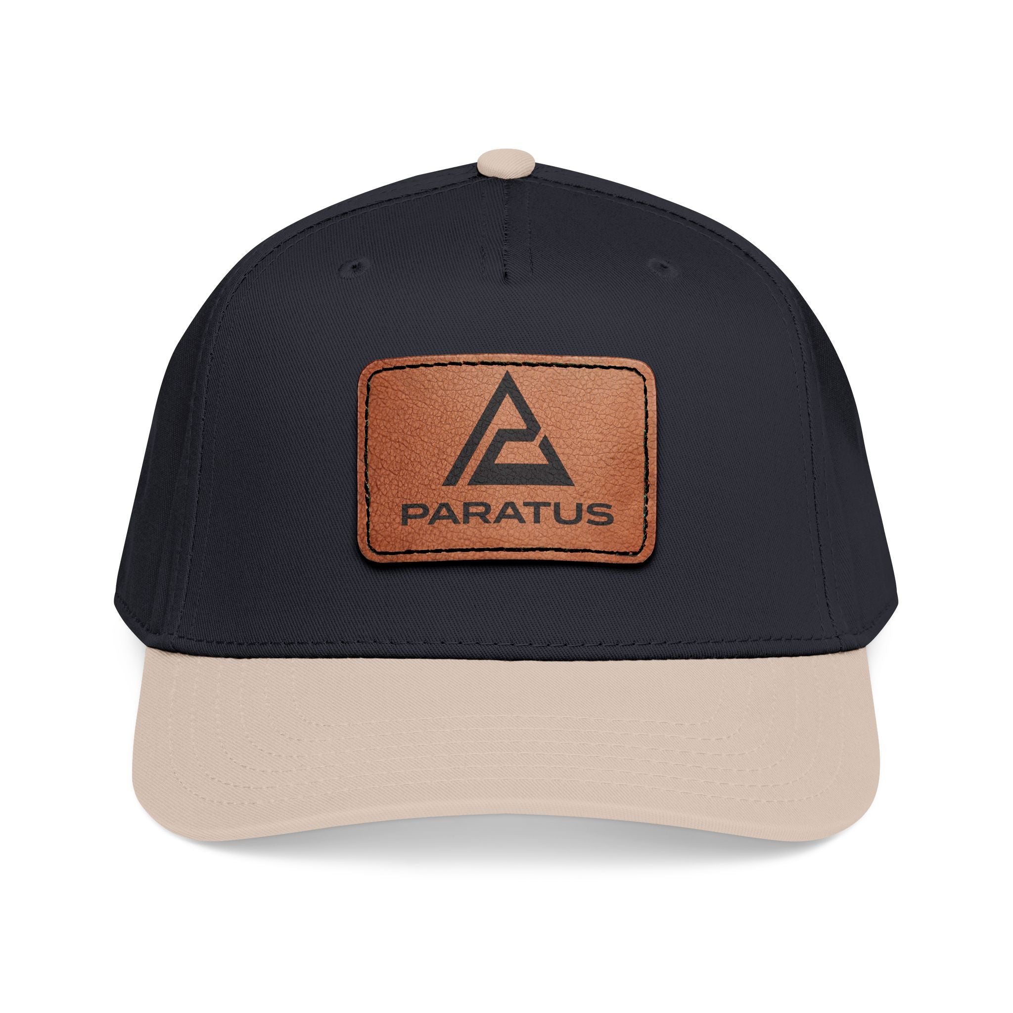 Paratus Leather Patch Cap — Mid-Profile