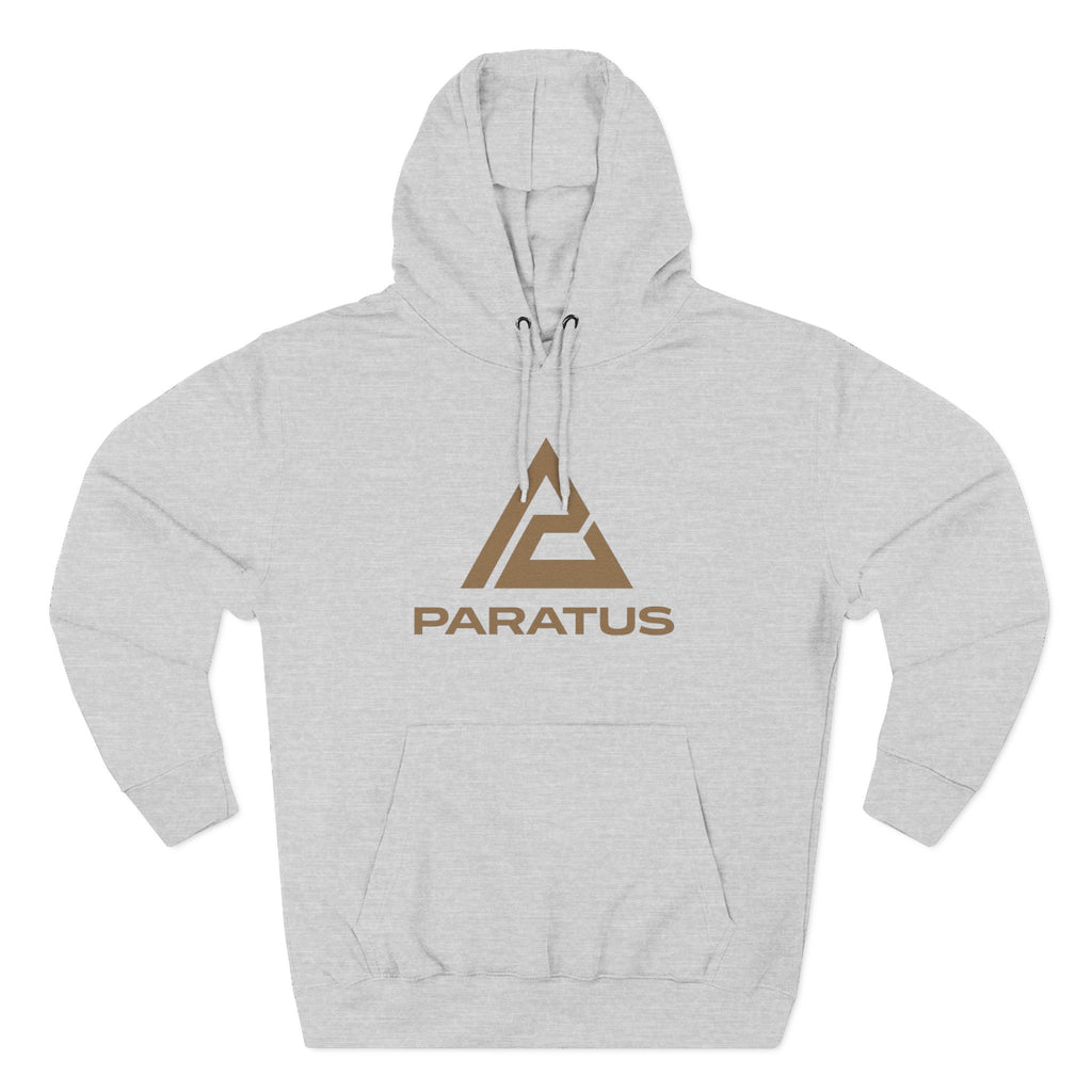 Paratus "Tip of the Spear" Fleece Hoodie — Coyote Brown logo