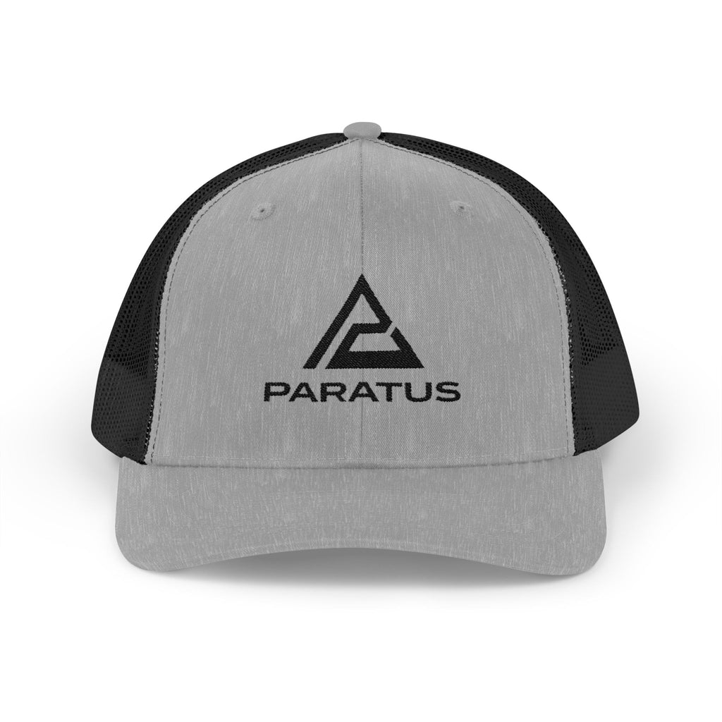 Paratus Logo Trucker Cap — Black Logo