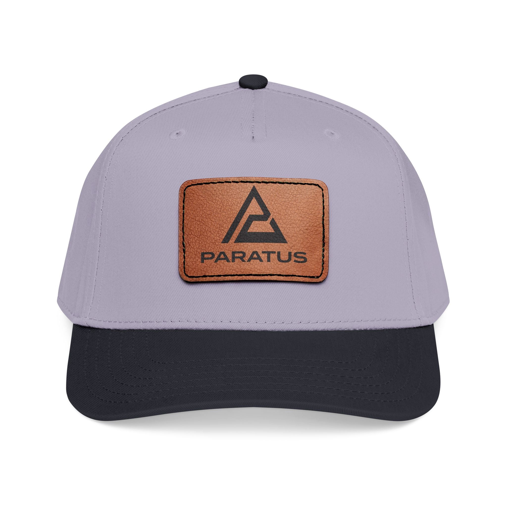 Paratus Leather Patch Cap — Mid-Profile