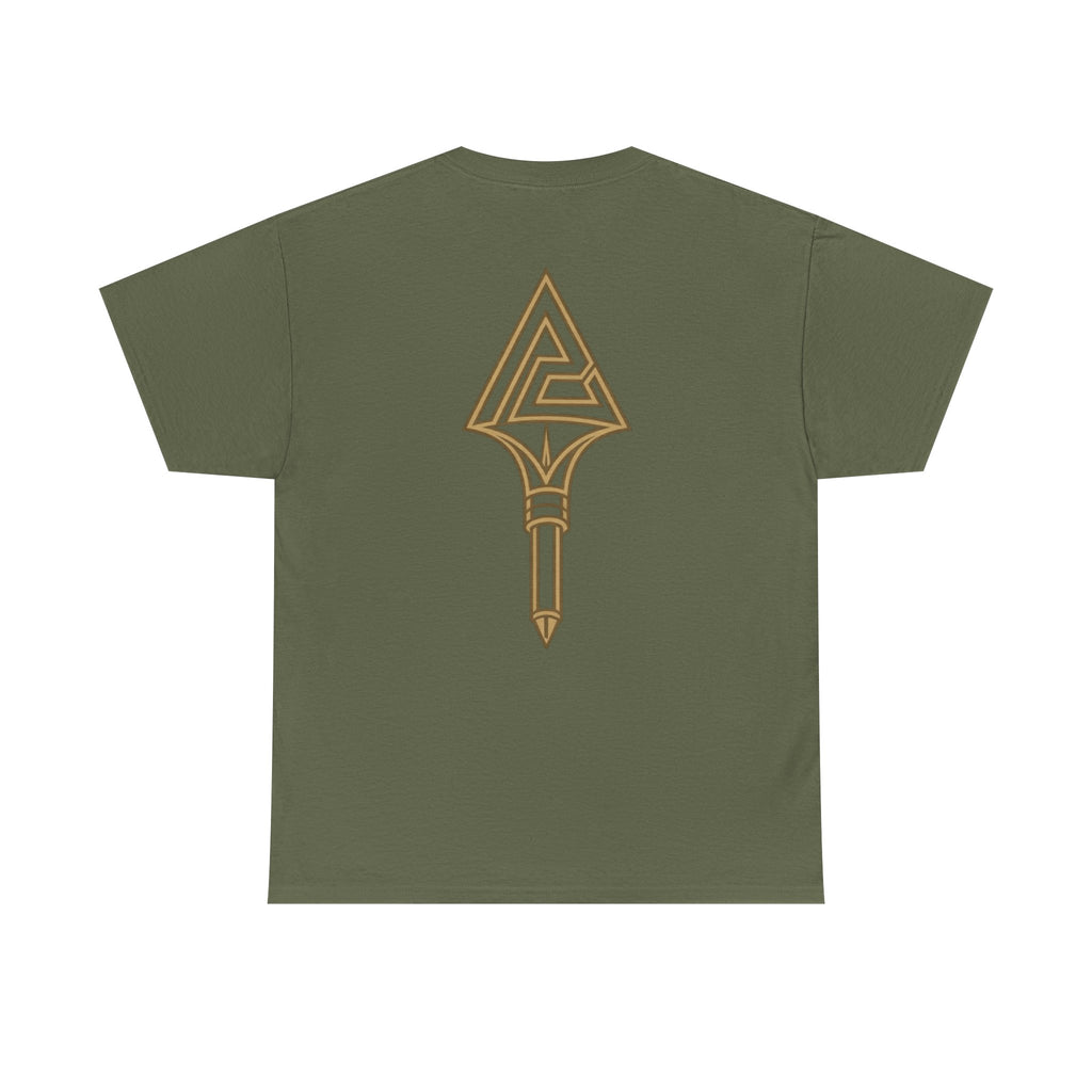 Paratus "Tip of the Spear" Tee — Coyote Brown Logo