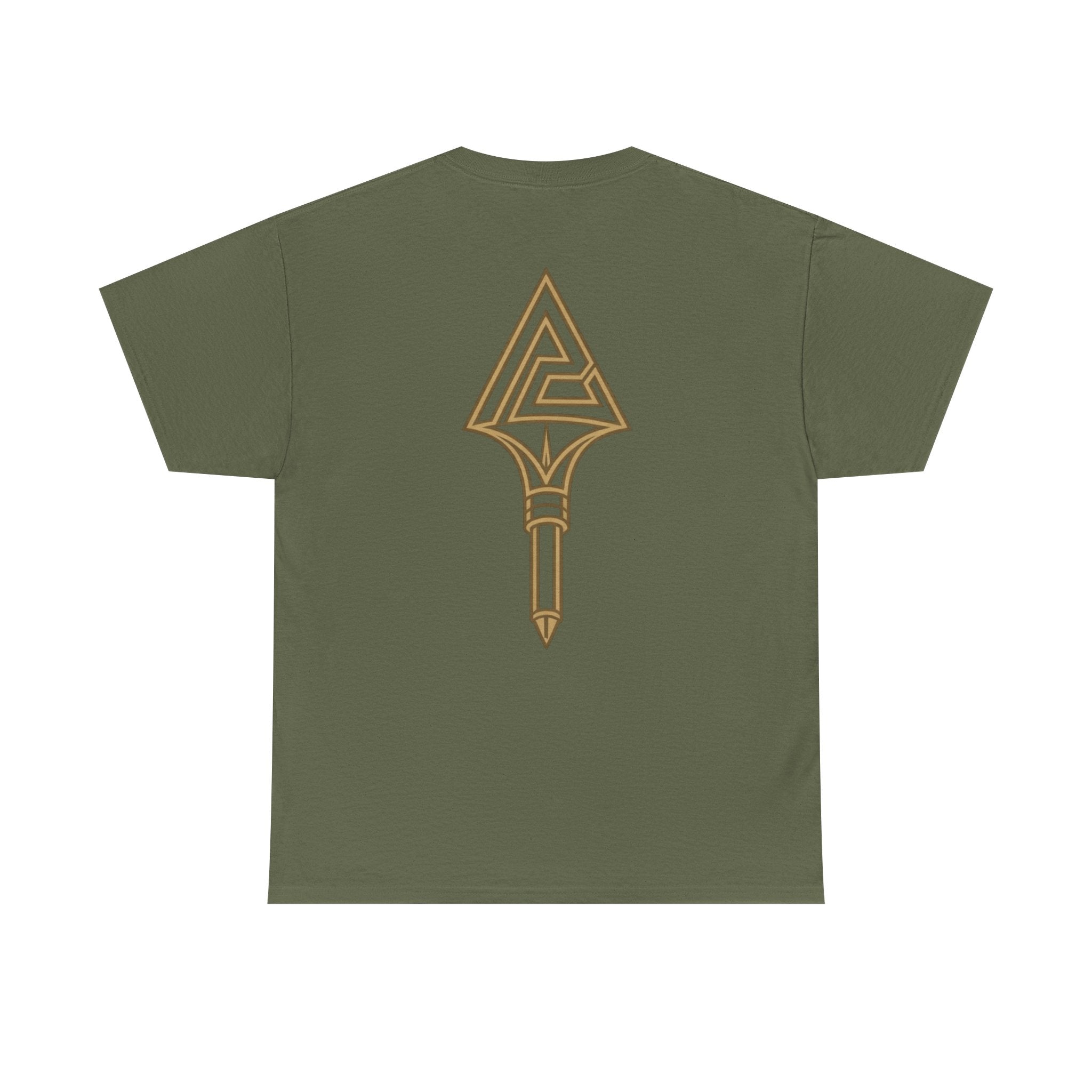 Paratus "Tip of the Spear" Tee — Coyote Brown Logo