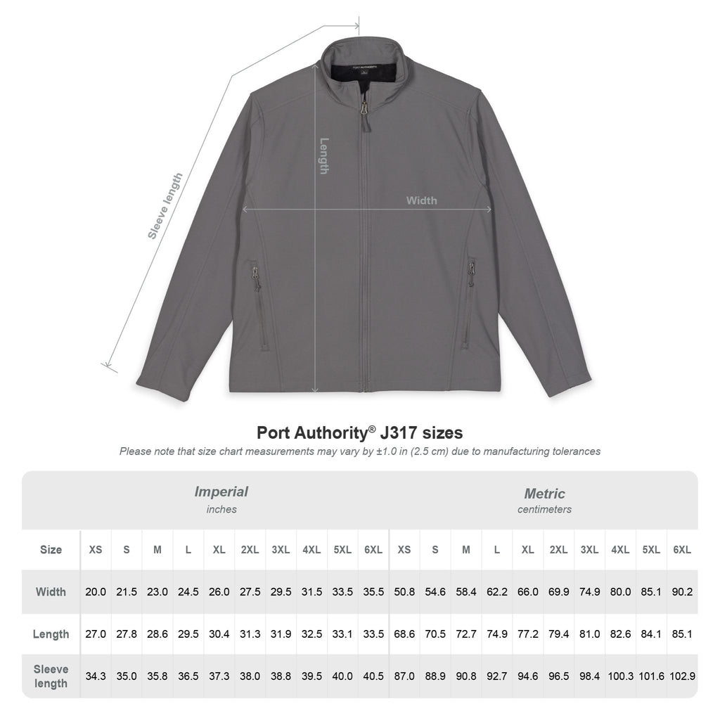 Paratus Men's Embroidered Soft Shell Jacket – Lightweight Windbreaker