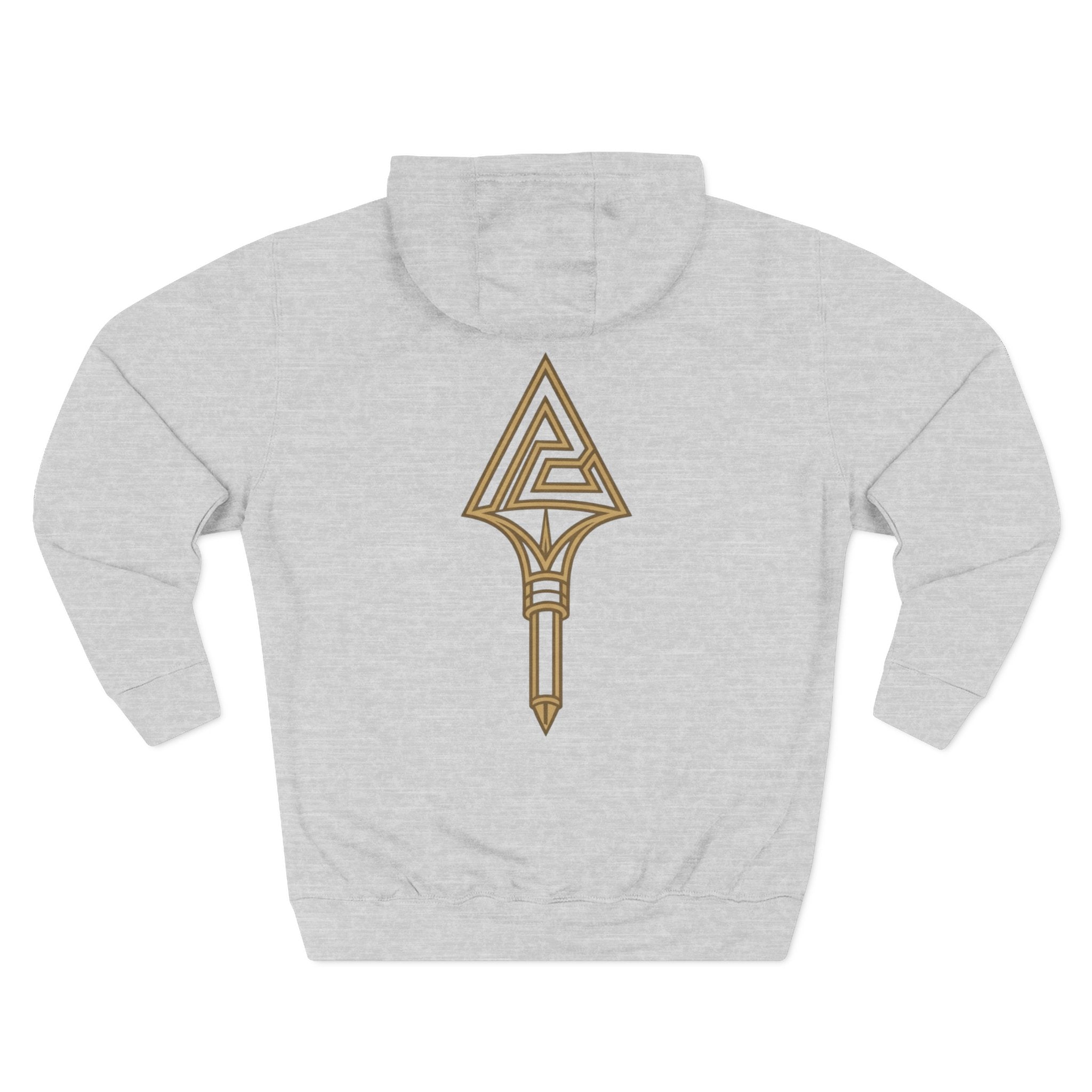 Paratus "Tip of the Spear" Fleece Hoodie — Coyote Brown logo