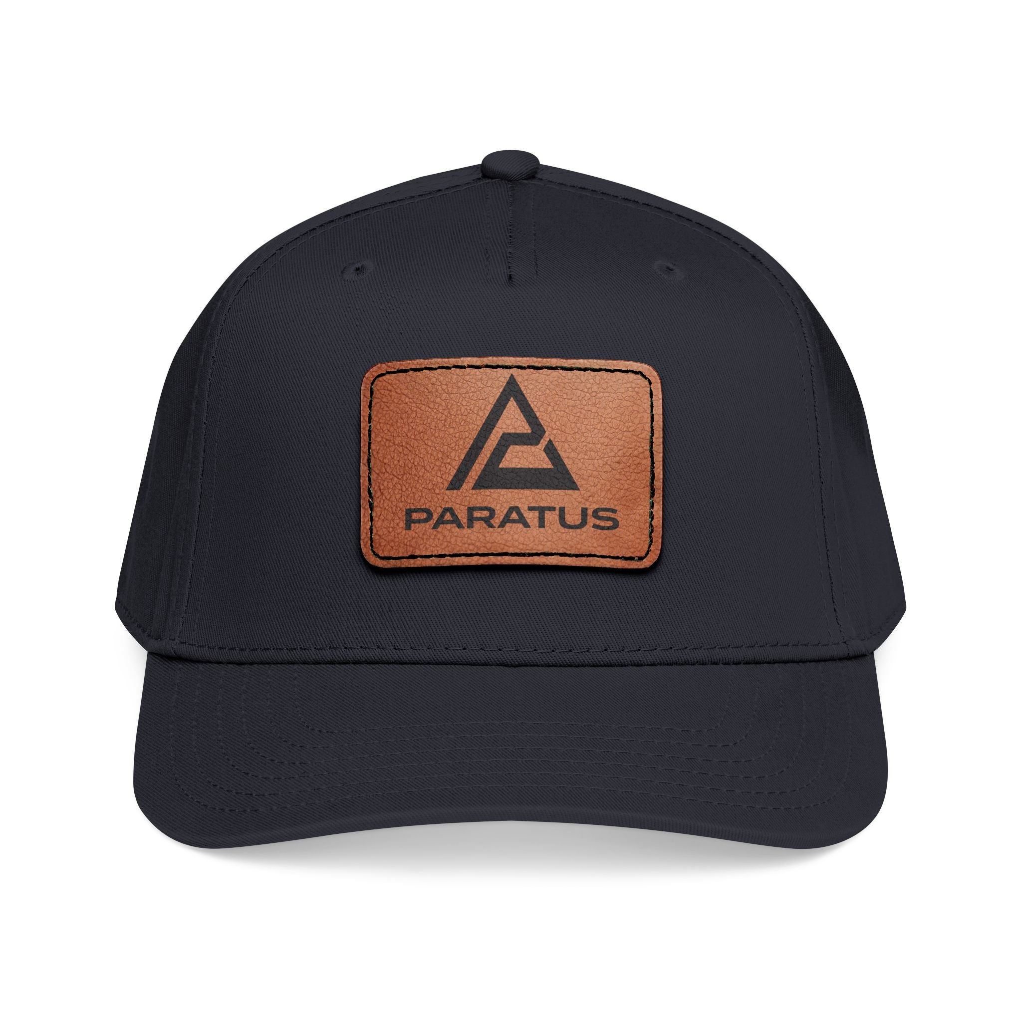 Paratus Leather Patch Cap — Mid-Profile