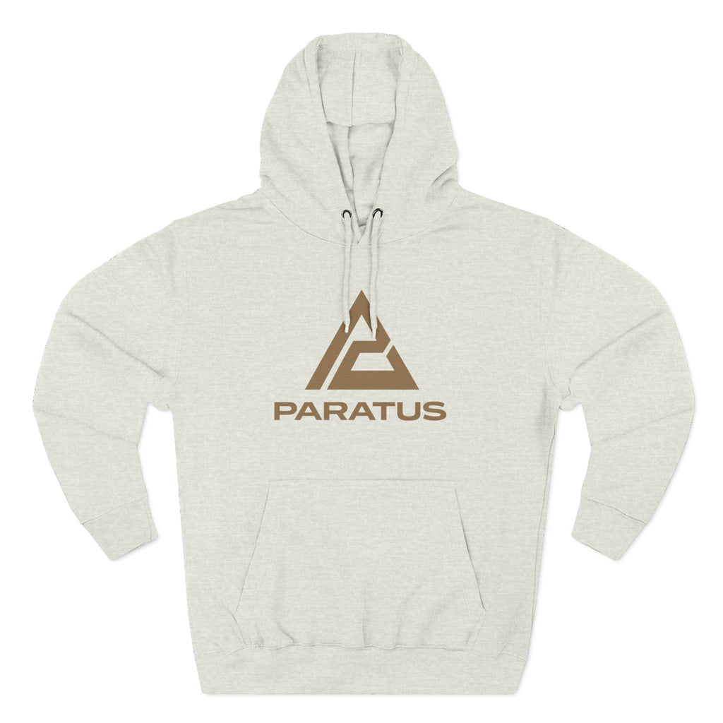 Paratus "Tip of the Spear" Fleece Hoodie — Coyote Brown logo