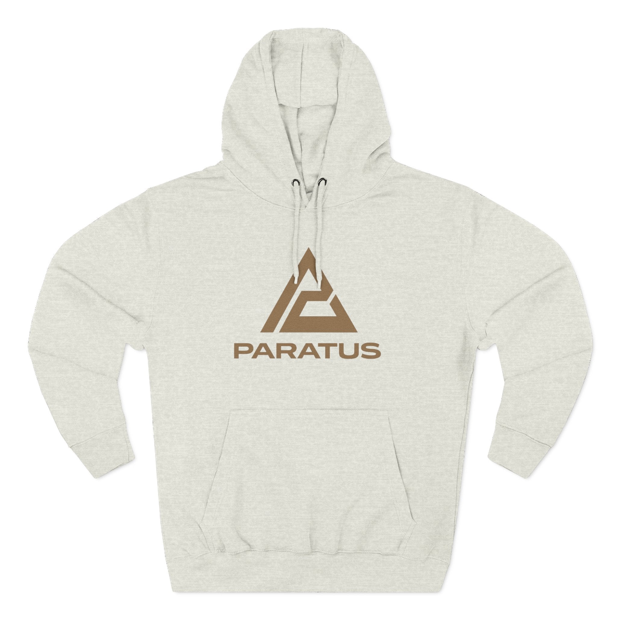 Paratus "Tip of the Spear" Fleece Hoodie — Coyote Brown logo