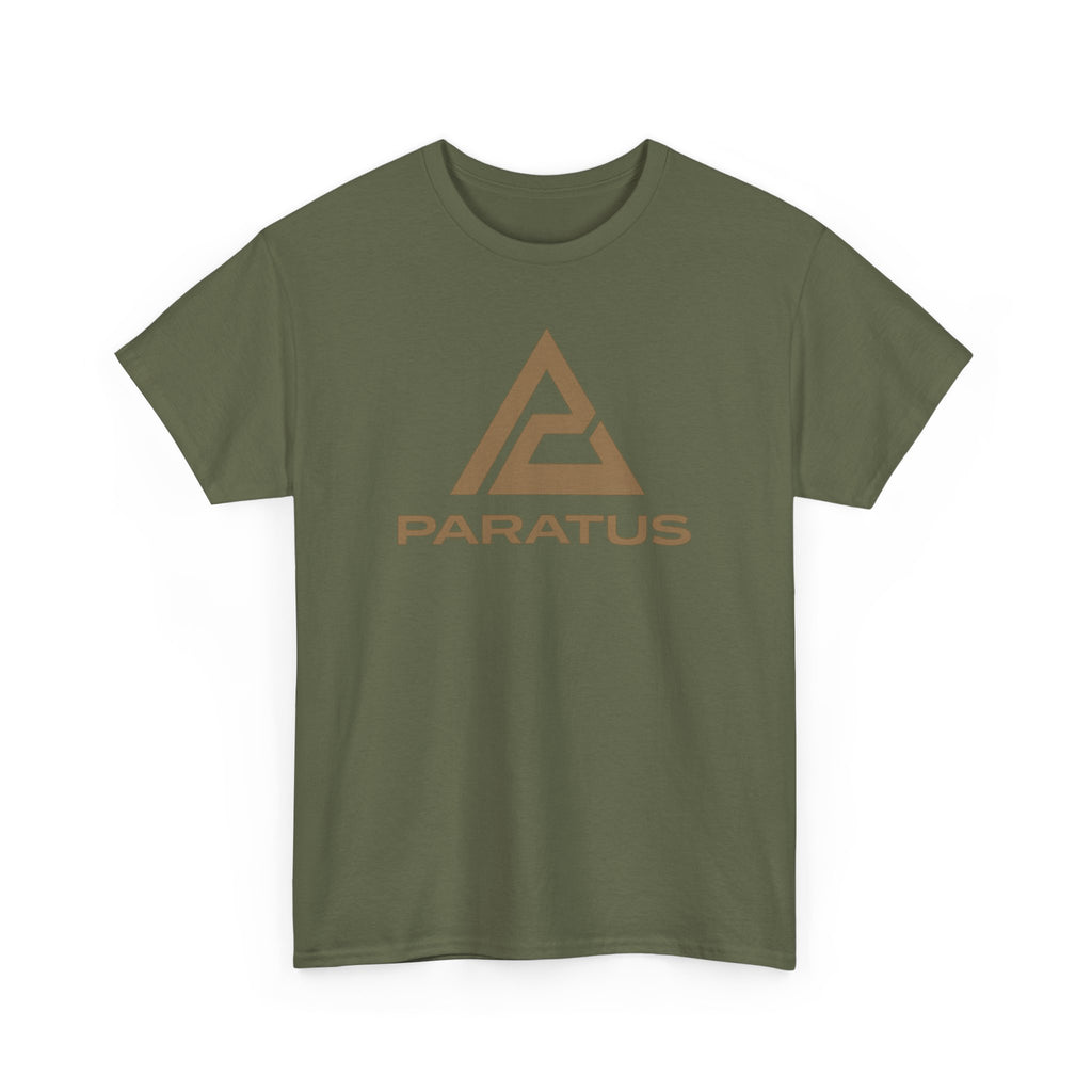 Paratus "Tip of the Spear" Tee — Coyote Brown Logo