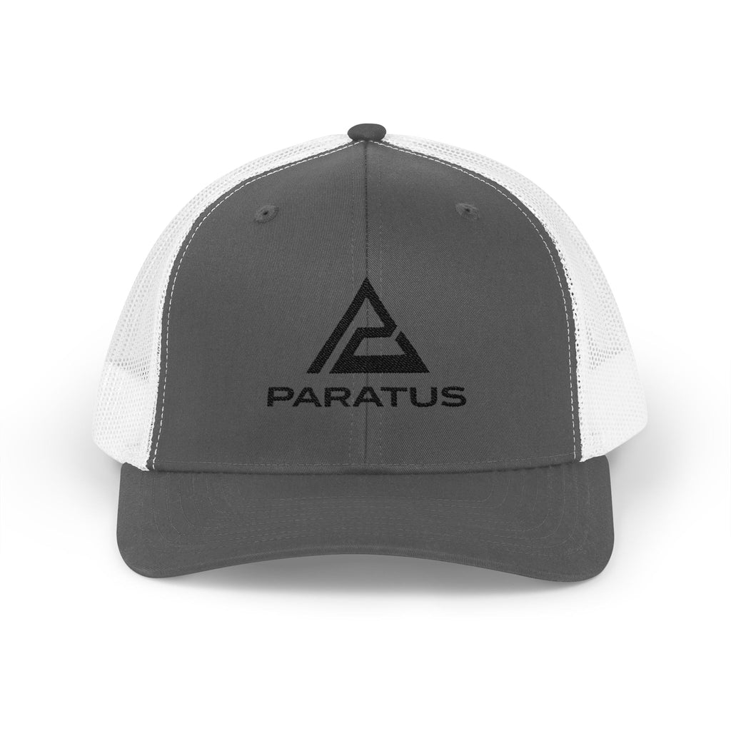Paratus Logo Trucker Cap — Black Logo