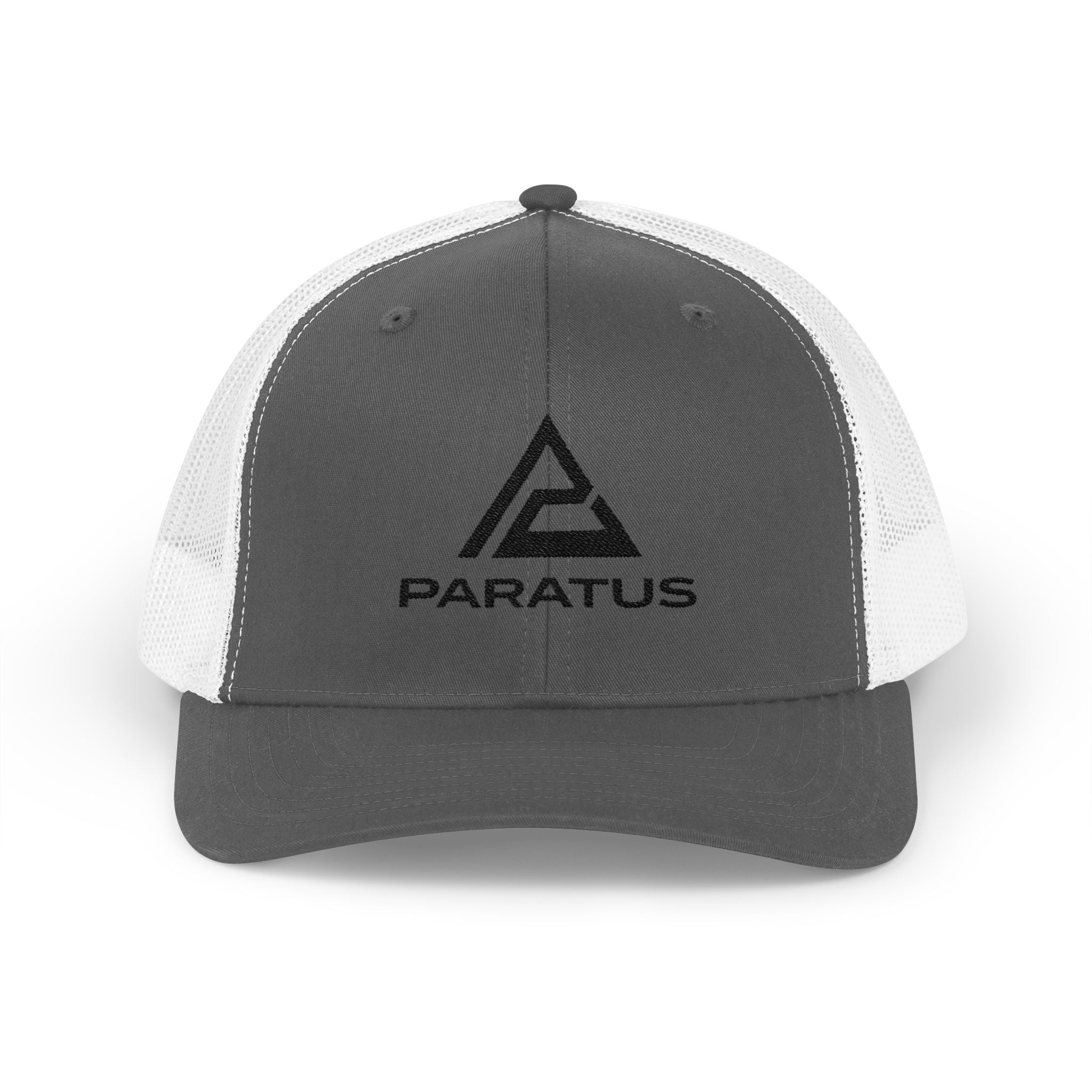 Paratus Logo Trucker Cap — Black Logo