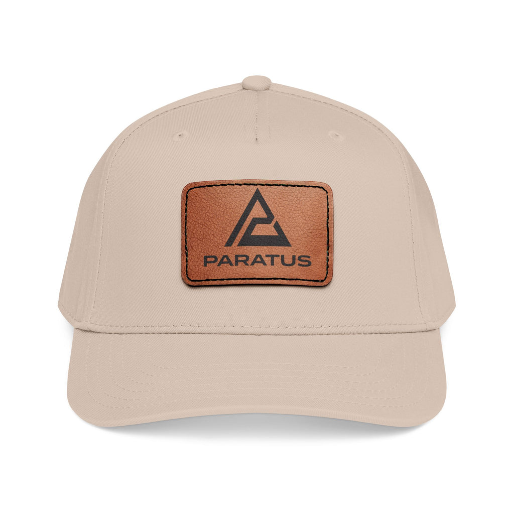 Paratus Leather Patch Cap — Mid-Profile