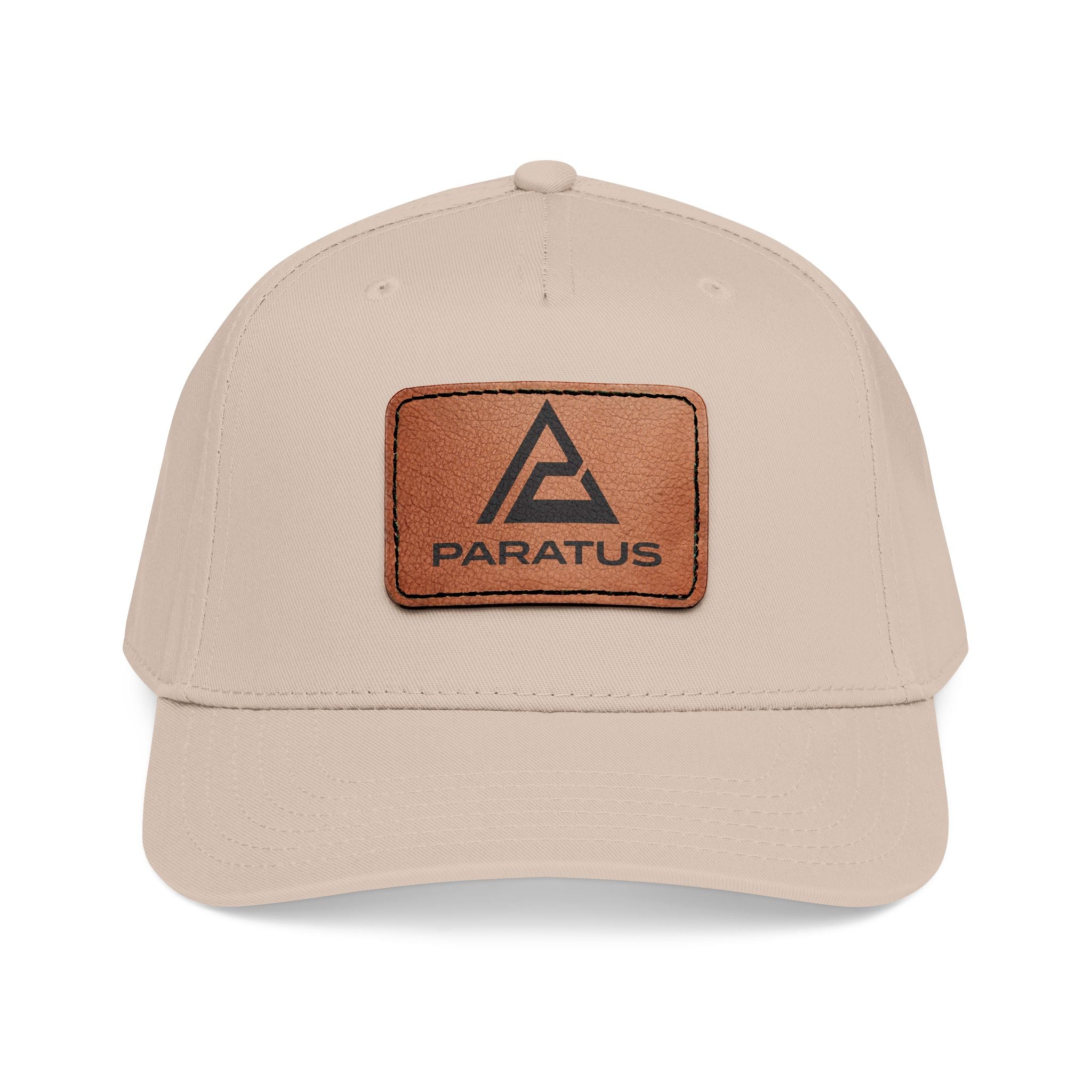 Paratus Leather Patch Cap — Mid-Profile
