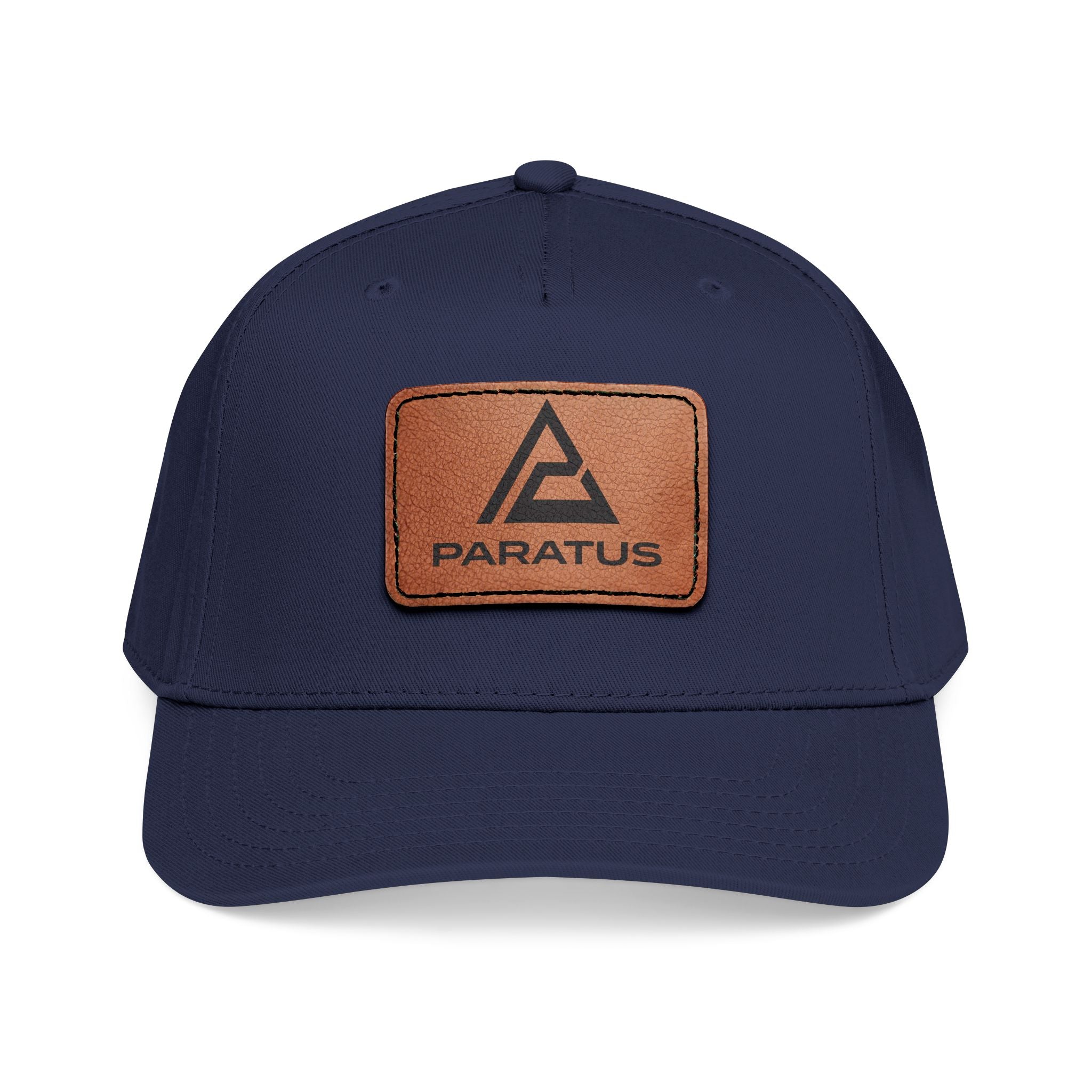 Paratus Leather Patch Cap — Mid-Profile