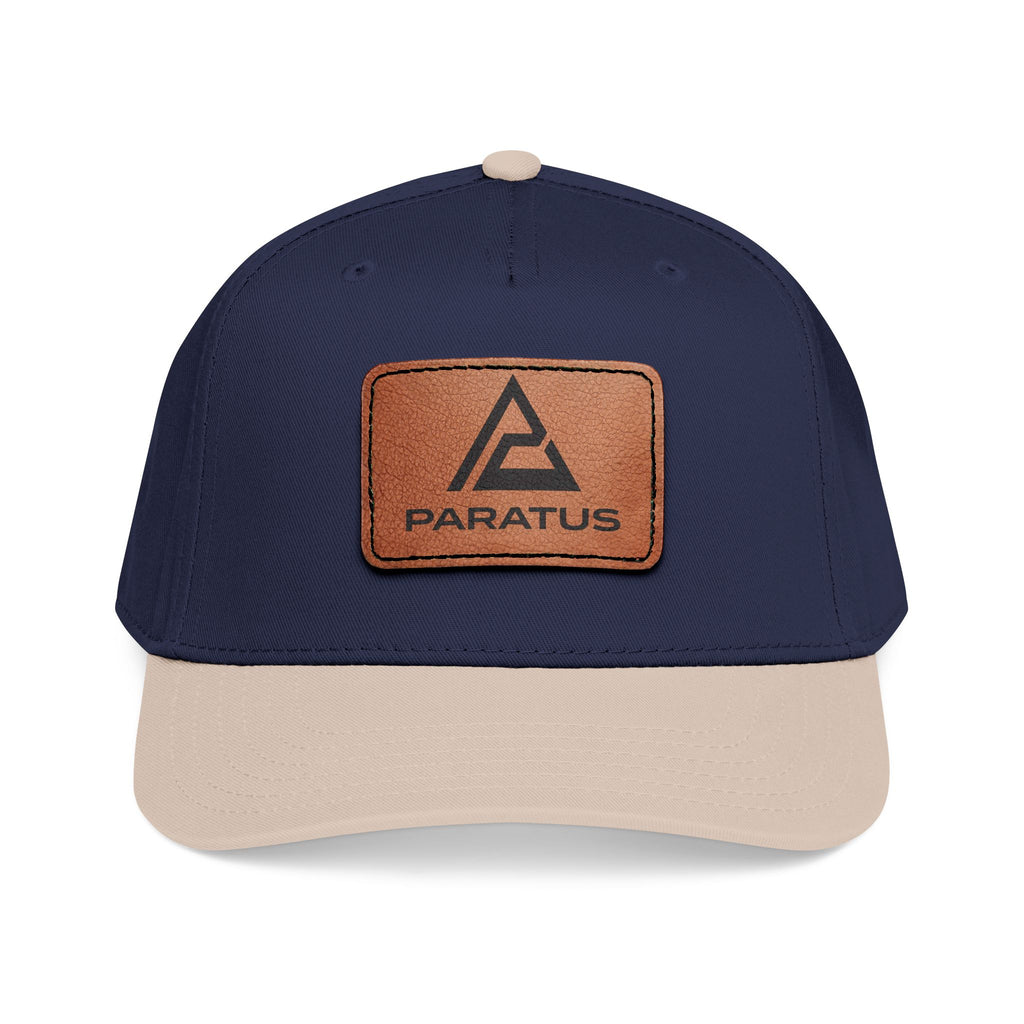 Paratus Leather Patch Cap — Mid-Profile