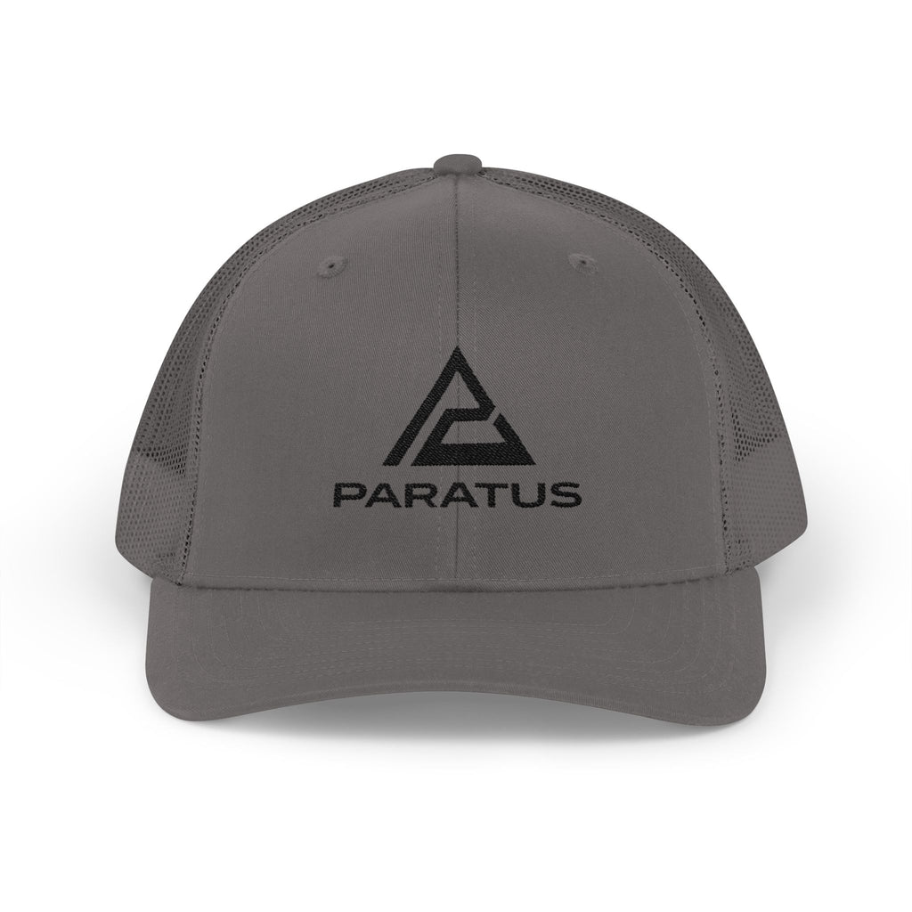 Paratus Logo Trucker Cap — Black Logo