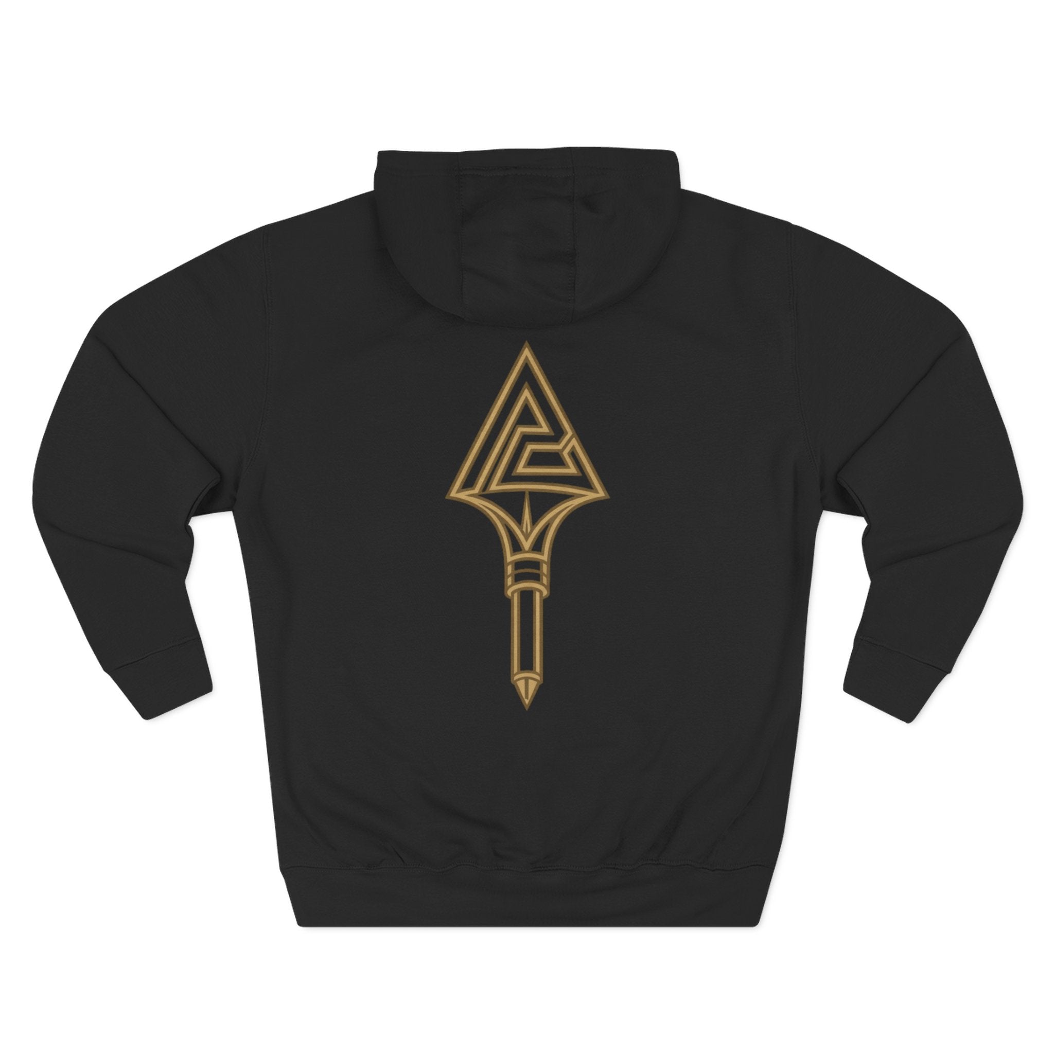Paratus "Tip of the Spear" Fleece Hoodie — Coyote Brown logo