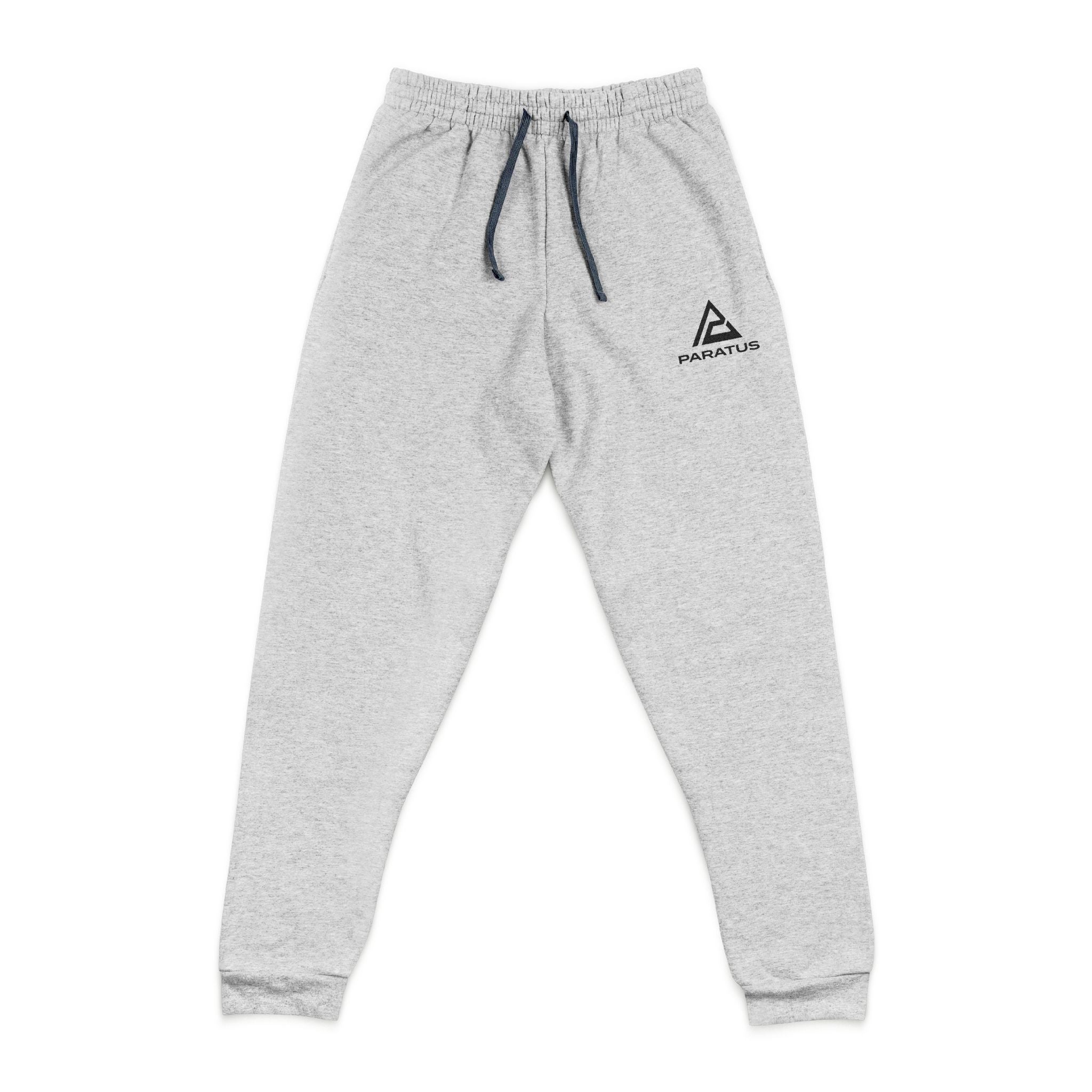Paratus Embroidered Joggers — Cozy Grey Sweatpants