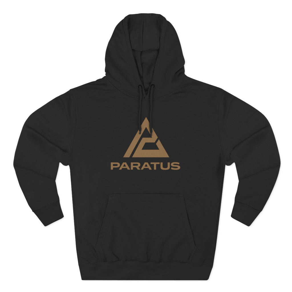Paratus "Tip of the Spear" Fleece Hoodie — Coyote Brown logo