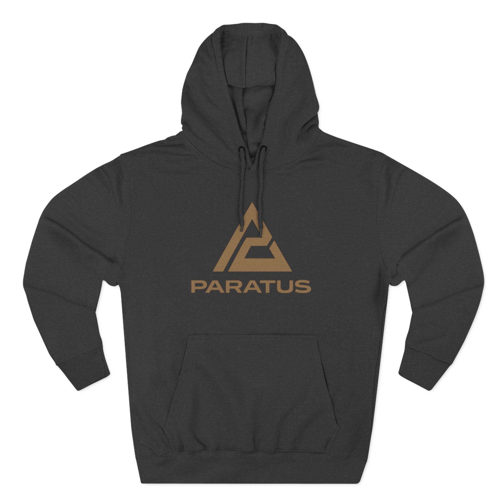 Paratus "Tip of the Spear" Fleece Hoodie — Coyote Brown logo