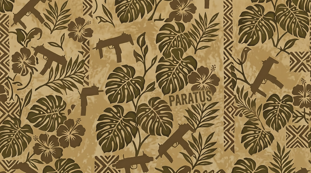 Paratus "Gray Man" Hawaiian Print MP7 Design