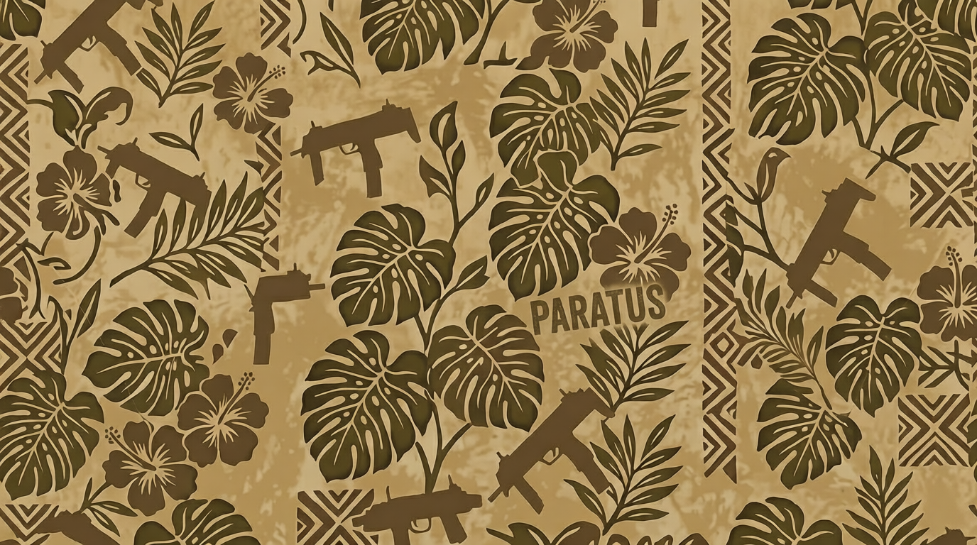 Paratus "Gray Man" Hawaiian Print MP7 Design