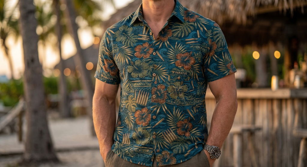 Paratus "Gray Man" Hawaiian Print .556 Casings Design