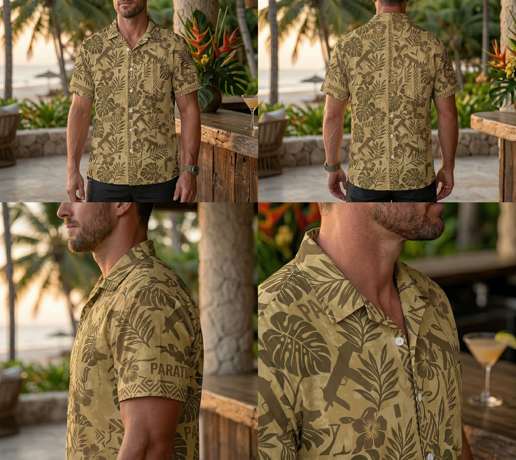 Paratus "Gray Man" Hawaiian Print MP7 Design