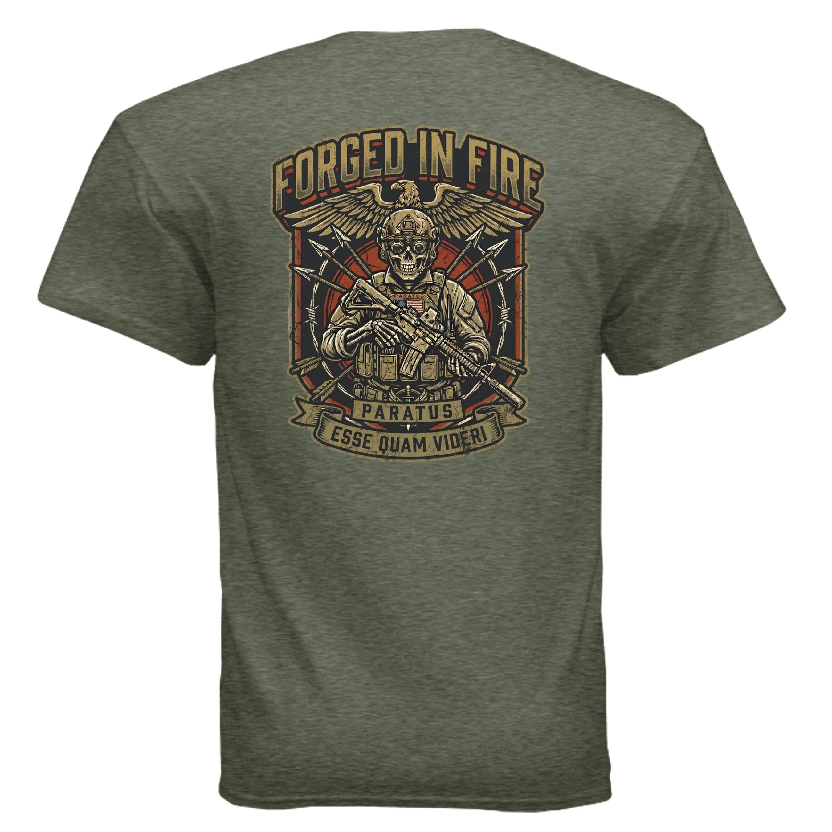 HEATHER MILITARY GREEN - G500 - BACK